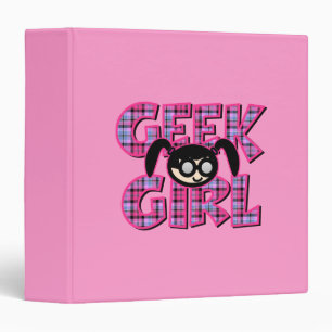 Classeur Carnet de fille geek