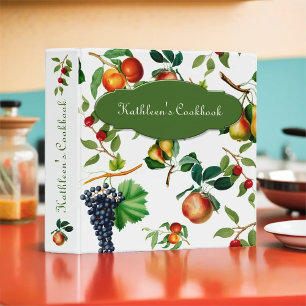 Classeur Carnet de fruits vintage