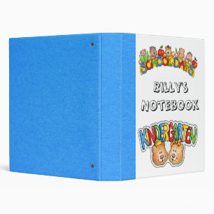 Classeur carnet de jardin d'enfants