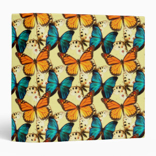 Classeur Carnet de papillons peints
