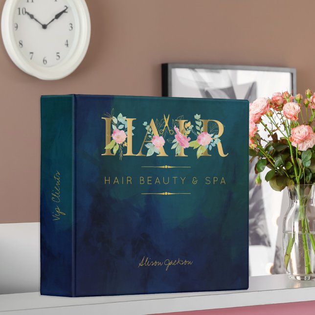 Classeur Carnet de rendez-vous de luxe pour coiffeur en sal (Créateur téléchargé)