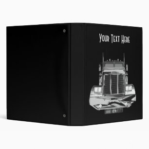 Classeur Carnet fait sur commande de camionneur d'Avery