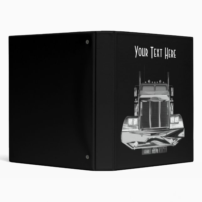 Classeur Carnet fait sur commande de camionneur d'Avery (Arrière-plan)