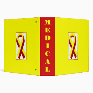 Classeur Carnet Médicale de rubans de HCV