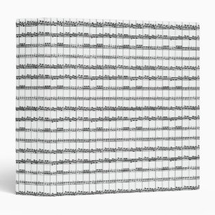 Classeur Carnet Notes de musique feuille