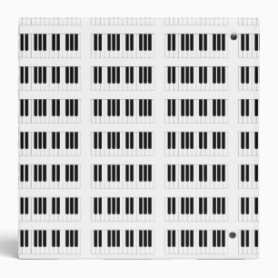 CLASSEUR CARNET PIANO KEYS