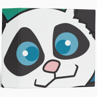 Classeur carnet visage de panda mignon