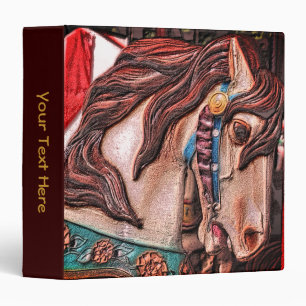 Classeur Carousel Horse Art Personnalisé