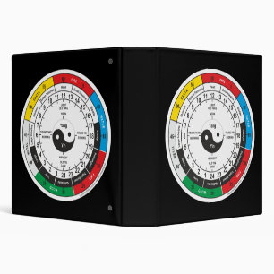 Classeur Carré de l'horloge du corps de médecine chinoise t