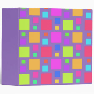 Classeur Carrés multicolores 2011