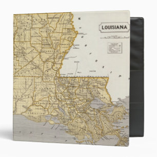 Classeur Carte Atlas Louisiane