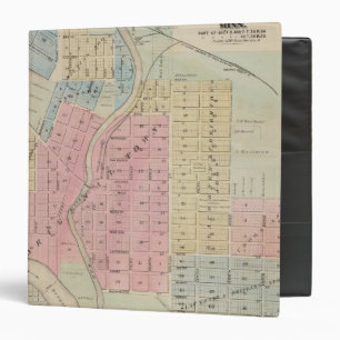 Classeur Carte d'Anoka, comté d'Anoka, Minnesota