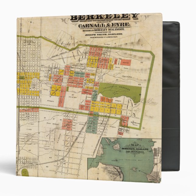 Classeur Carte de Berkeley (Devant/Intérieur)