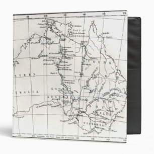 Classeur Carte de croquis de l'Australie