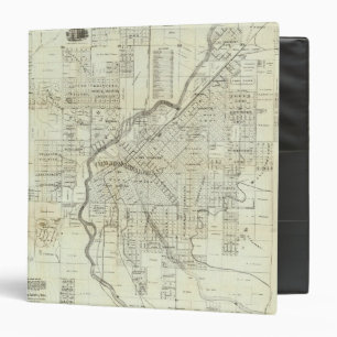 Classeur Carte de Denver Colorado par Thayer
