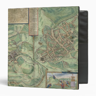 Classeur Carte de Jérusalem, de 'Civitates Orbis Terrarum