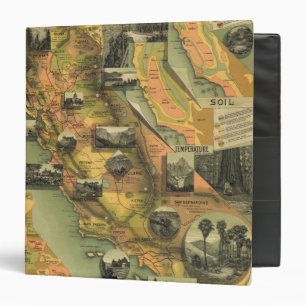 Classeur Carte de la Californie