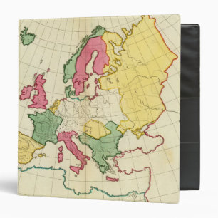 Classeur Carte de la plaine en Europe