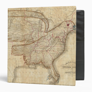 Classeur Carte de l'aigle des États-Unis