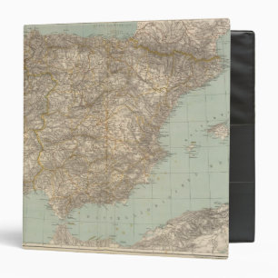 Classeur Carte De L'Atlas Espagnol Et Portugais