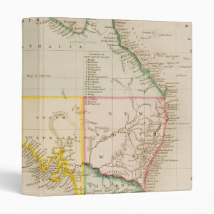 Classeur Carte de l'Australie et de la Nouvelle Zélande