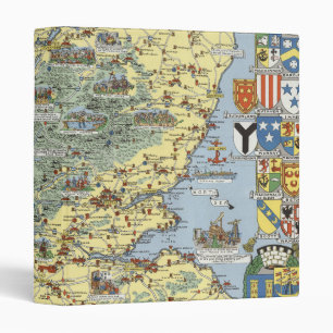 Classeur Carte de l'Écosse historique