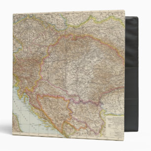 Classeur Carte de l'empire hongrois d'Autriche