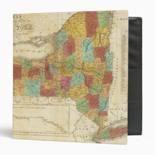 Classeur Carte De L'État De New York