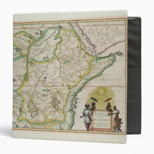 Classeur Carte de l'Ethiopie montrant cinq Etats africains