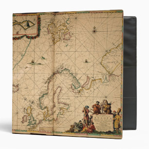 Classeur Carte de l'Europe du Nord