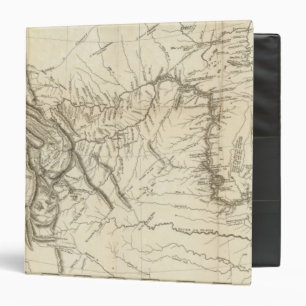 Classeur Carte de Lewis et Clark's Track