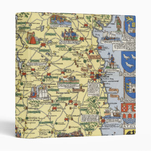 Classeur Carte de l'Irlande historique