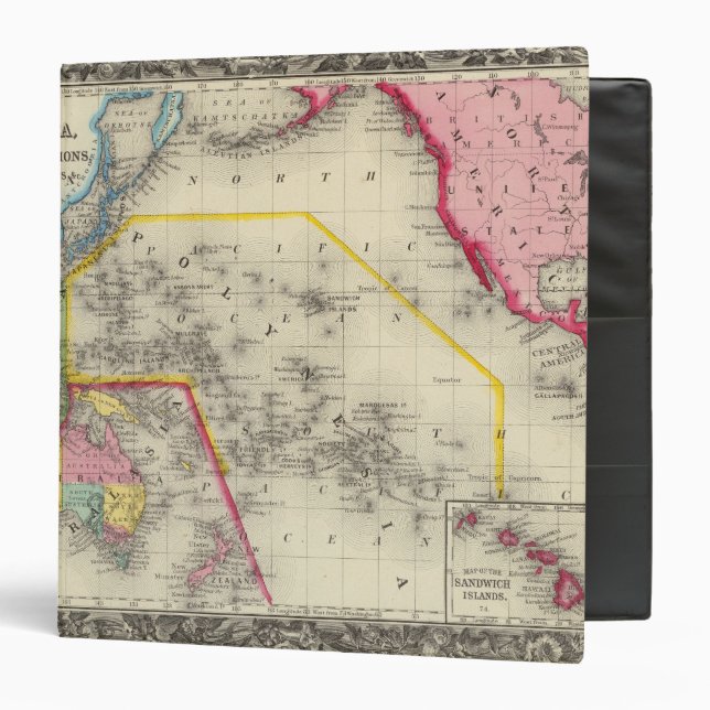 Classeur Carte De L'Océanica (Devant/Intérieur)