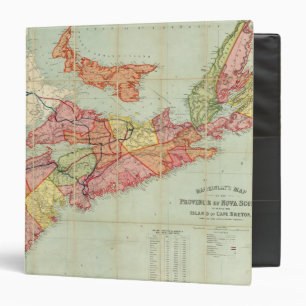 Classeur Carte de Mackinlay de la Nouvelle-Écosse 4