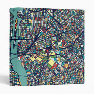 Classeur Carte de Manhattan New York
