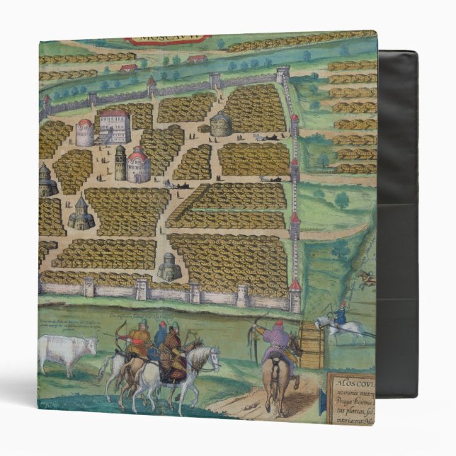 Classeur Carte de Moscou (Devant/Intérieur)