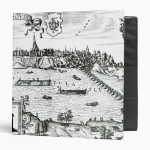 Classeur Carte de Varsovie, de "Civitates Orbis Terrarum"