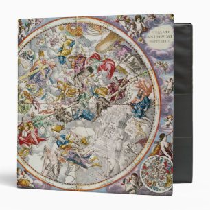 Classeur Carte des constellations chrétiennes comme
