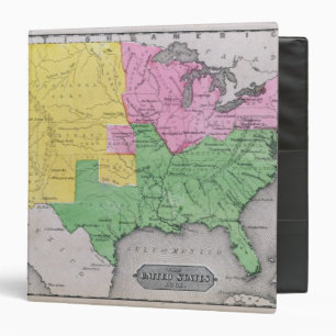 Classeur Carte des Etats-Unis