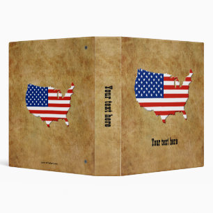 Classeur Carte des Etats-Unis