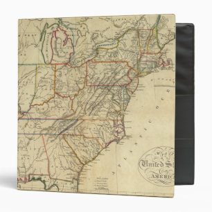Classeur Carte des États-Unis d'Amérique