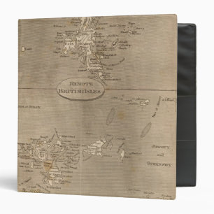 Classeur Carte des îles britanniques éloignées par Arrow