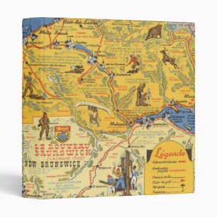 Classeur Carte des Vacanes, Québec, Gaspésie (Canada)