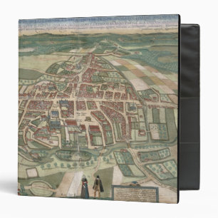 Classeur Carte d'Odense, de "Civitates Orbis Terrarum" par