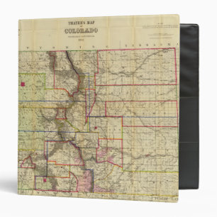 Classeur Carte du Colorado 2 par Thayer
