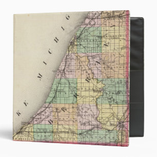 Classeur Carte du comté de Berrien, Michigan