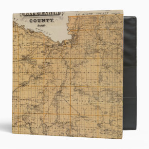 Classeur Carte du comté de Blue Earth, Minnesota