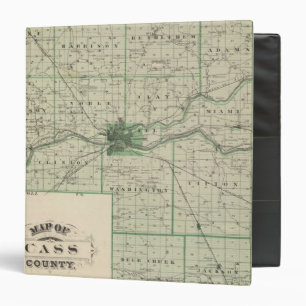 Classeur Carte du comté de Cass