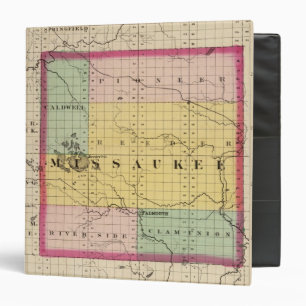 Classeur Carte du comté de Missaukee, Michigan