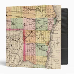 Classeur Carte du comté de St Clair, Michigan